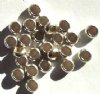 25 3x7mm Bright Silver Plated Large Hole Beads
